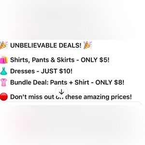 Bundle Jean and blouse